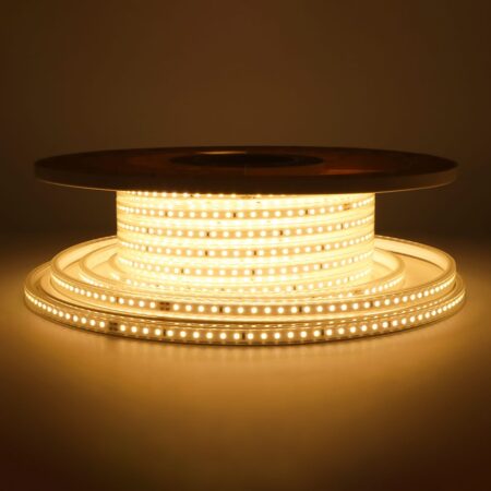 Flex120 LED Strip 25 meter - 3000K warm wit - IP65 waterdicht - Buiten & Binnen - 120 LEDs/m - 250 Watt 21.000 lumen - Inkortbaar per meter - Dimbaar | HOFTRONIC