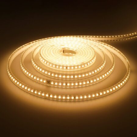 Flex120 LED Strip 5 meter - 3000K warm wit - IP65 waterdicht - Buiten & Binnen - 120 LEDs/m - 50 Watt 4200 lumen - Inkortbaar per meter - Dimbaar | HOFTRONIC