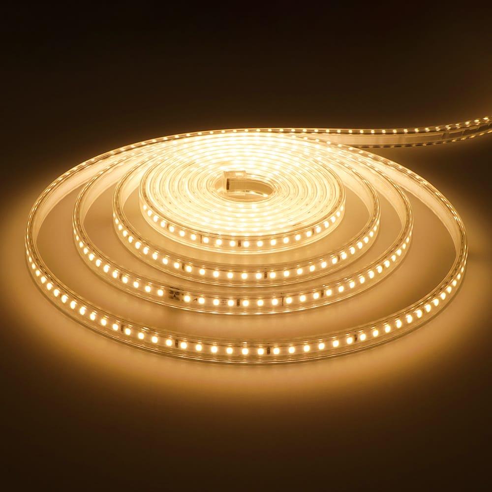 Flex120 LED Strip 5 meter - 3000K warm wit - IP65 waterdicht - Buiten & Binnen - 120 LEDs/m - 50 Watt 4200 lumen - Inkortbaar per meter - Dimbaar | HOFTRONIC
