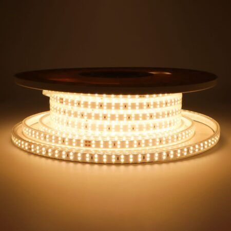 Flex180 LED Strip 25 meter - 3000K warm wit - IP65 waterdicht - Buiten & Binnen - 180 LEDs/m - 300 Watt 28.750 lumen - Inkortbaar per 20 cm - Dimbaar | HOFTRONIC