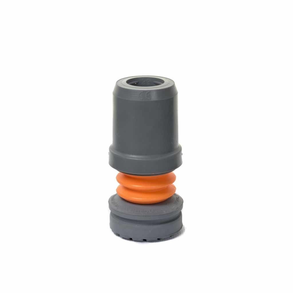Flexyfoot stokdop | 16 mm | Wandelstokdop | Schokabsorberend | Grijs | PR30040-G | ThuiszorgwinkelXL