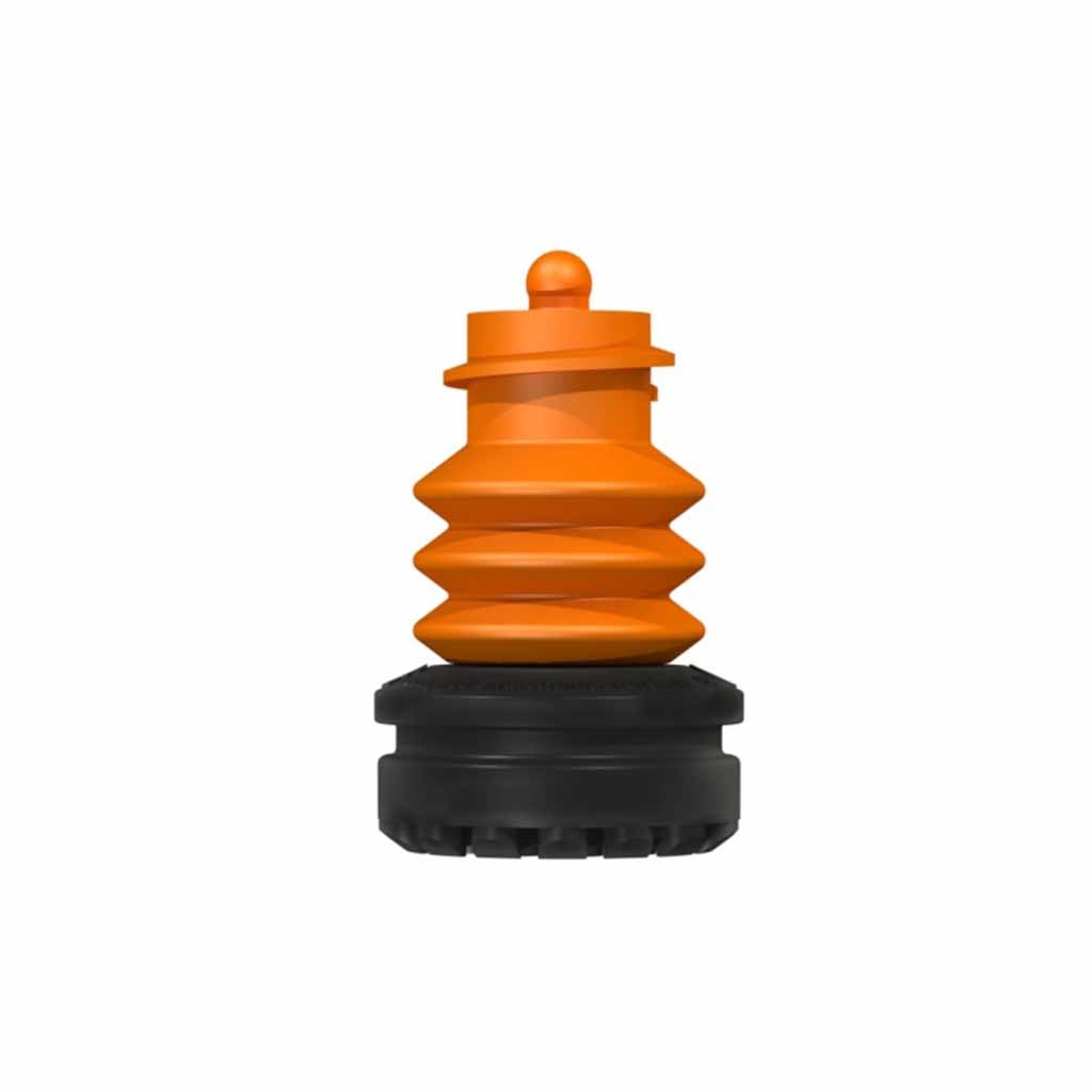 Flexyfoot stokdop | Vervangbare dop | Zwart | Schokabsorberend | PR30044-B | ThuiszorgwinkelXL