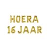 Folie ballon slinger - Hoera 16 jaar | Paperdreams