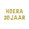 Folie ballon slinger - Hoera 30 jaar | Paperdreams