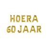 Folie ballon slinger - Hoera 60 jaar | Paperdreams