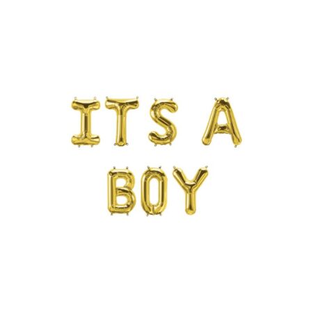 Folie ballon slinger - Its a boy | Paperdreams