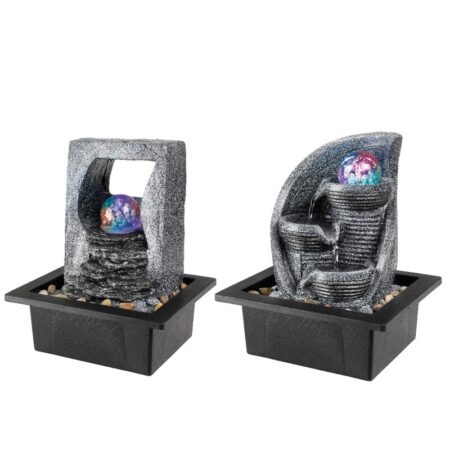 Fontein polyresin met bal kleur H25.5cm | Lumineo