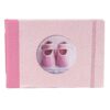 Fotoboek met elastiek als sluiting roze |