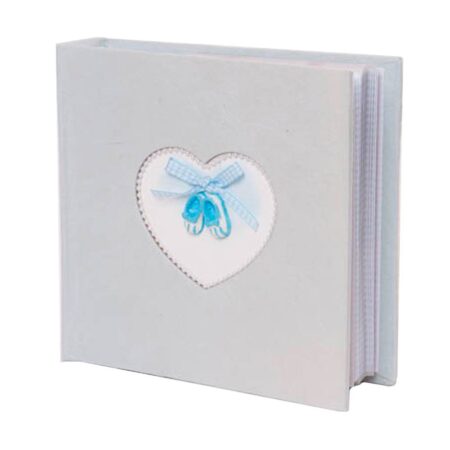 Fotoboek met schoentjes blauw |