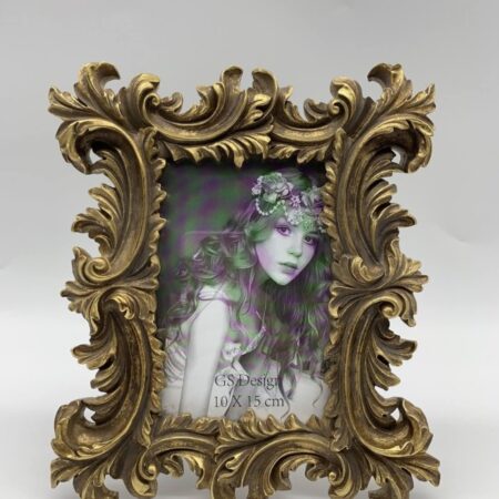 Fotolijst 10 x 15 cm GS serie goudkleurige rand |