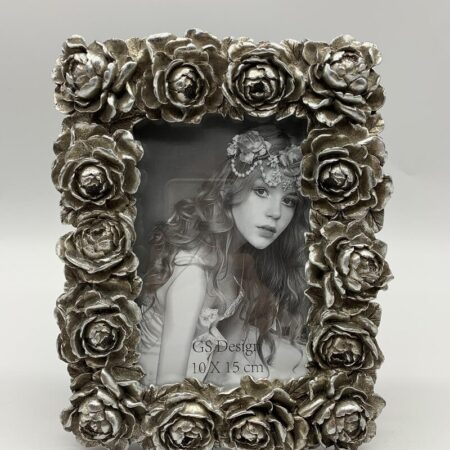 Fotolijst 10 x 15 cm bloemenrand | GS Design