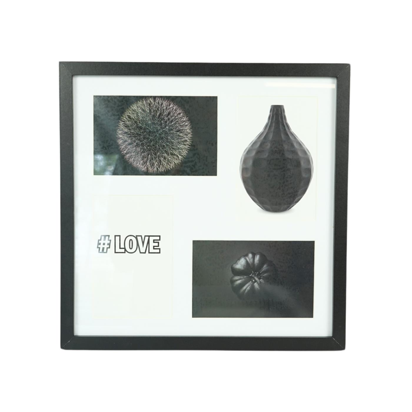 Fotolijst 30x30cm voor 4 foto's 10x15cm | Merkloos