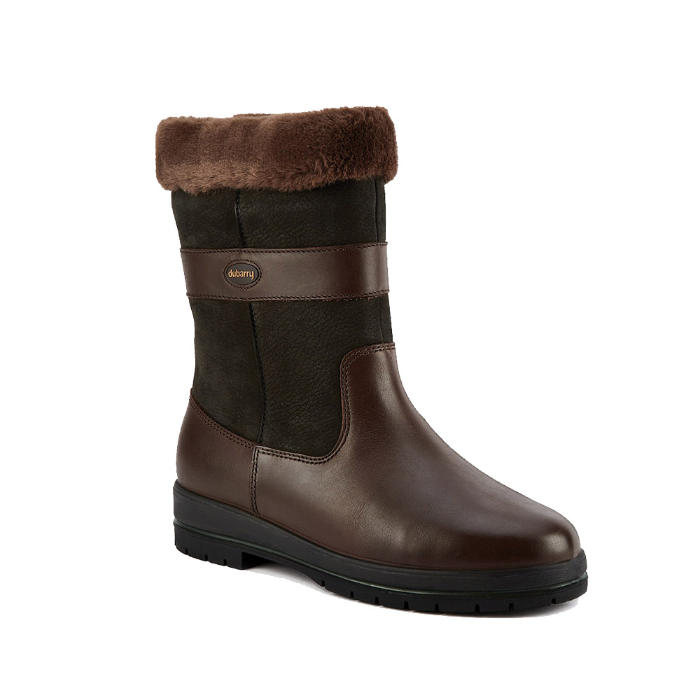 Foxrock halfhoge outdoorlaars Black/Brown | Dubarry