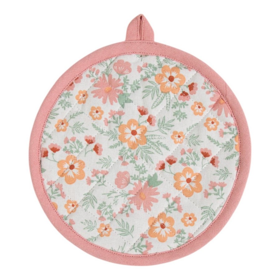 Freddie Pannenlap Onderzetter Rond Roze 20 Cm |