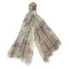 Freya Wrap Silver Birch Tartan | Barbour