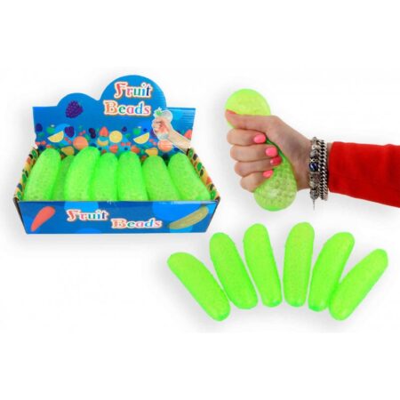 Fruit Beads Stressbal komkommer 14cm | Merkloos