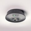 Fuga - LED Opbouwspot Rond Noodverlichting Zwart - 3 Watt 280 Lumen - Verwisselbare lens - IP65 waterdicht - 3 uur noodaccu (3300 mAh) - 6500K daglicht wit - Autotest functie | HOFTRONIC