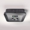 Fuga - LED Opbouwspot Vierkant Noodverlichting Zwart - 3 Watt 280 Lumen - Verwisselbare lens - IP65 waterdicht - 3 uur noodaccu (3300mAh)- 6500K daglicht wit | HOFTRONIC