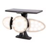 Fulco - LED Solar Wandlamp - Incl. Bewegingssensor - 3000K Warm wit - IP65 Waterdicht - Kantelbaar - Zonne energie | HOFTRONIC