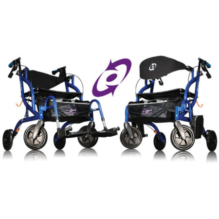Fusion rollator en rolstoel in een (9