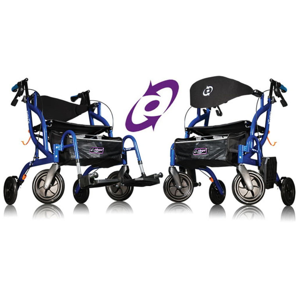 Fusion rollator en rolstoel in een (9