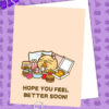 Fuzzballs ansichtkaart - Hope you feel better soon | Fuzzballs