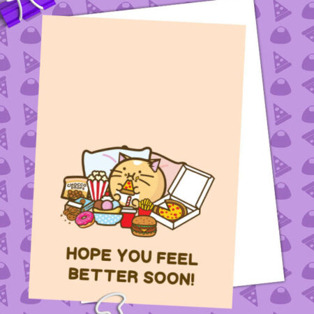 Fuzzballs ansichtkaart - Hope you feel better soon | Fuzzballs
