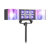 Fuzzix DerbyStar2 - Partybar met dubbele Derby - PAR met RGB-UV LED's | Fuzzix