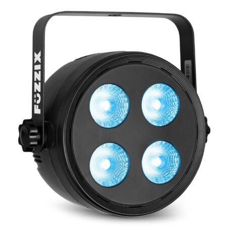 Fuzzix PLF20 Party LED par met 4x 12W LED's - RGBAW-UV - Inclusief | Fuzzix