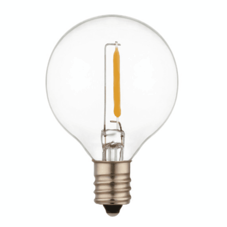 G40 LED Filamentlamp E12 - 3 Volt 0