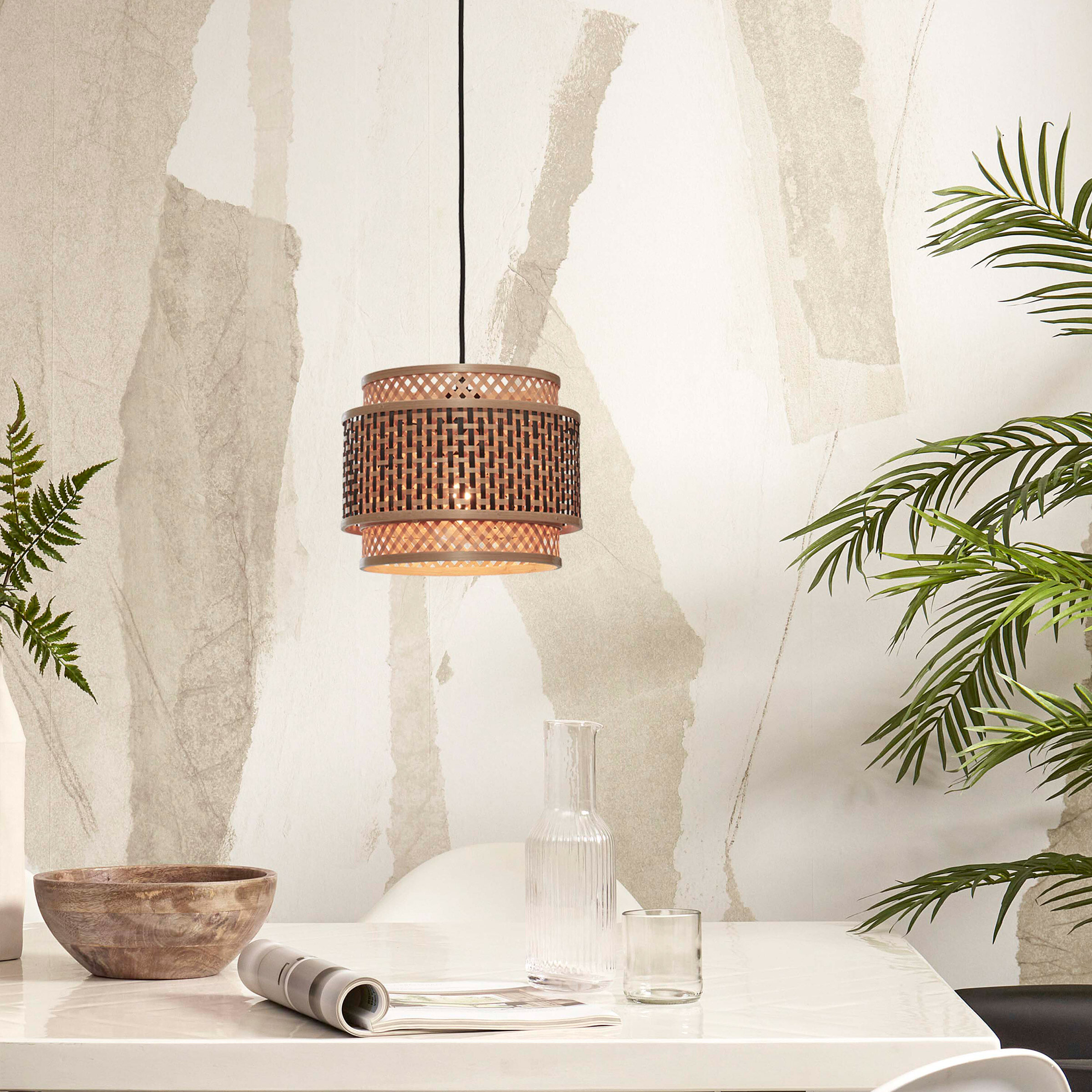 GOOD&MOJO Hanglamp Bhutan Bamboe