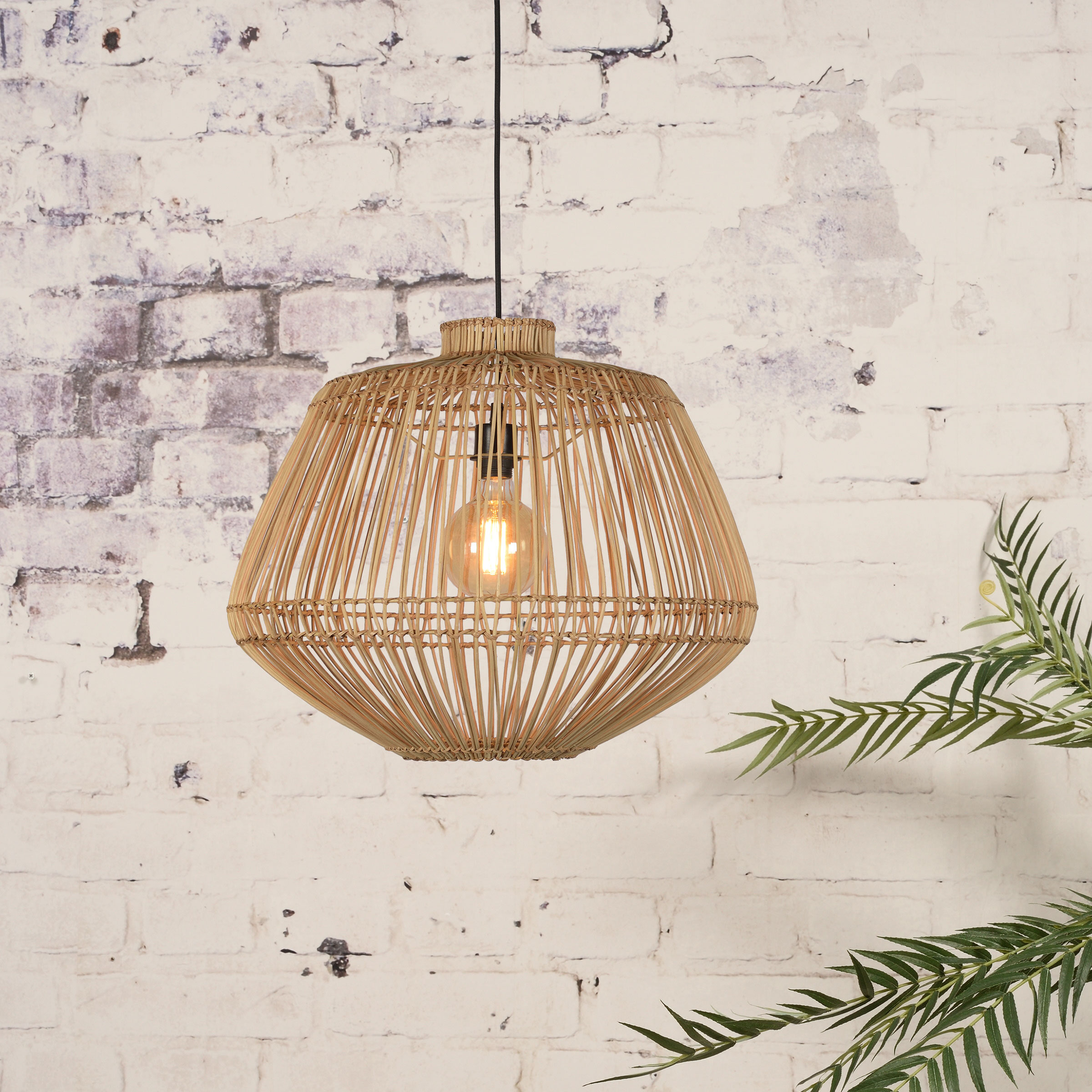 GOOD&MOJO Hanglamp Madagascar Rotan