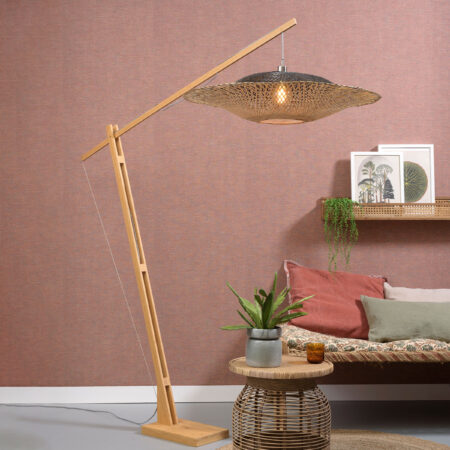 GOOD&MOJO Vloerlamp Kalimantan Bamboe