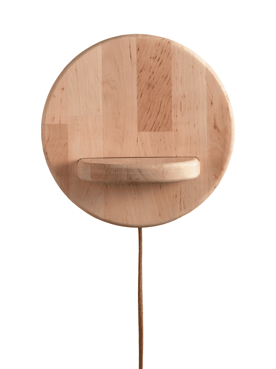 GOOD&MOJO Wandlamp Corsica Beukenhout - Naturel | GOOD&MOJO