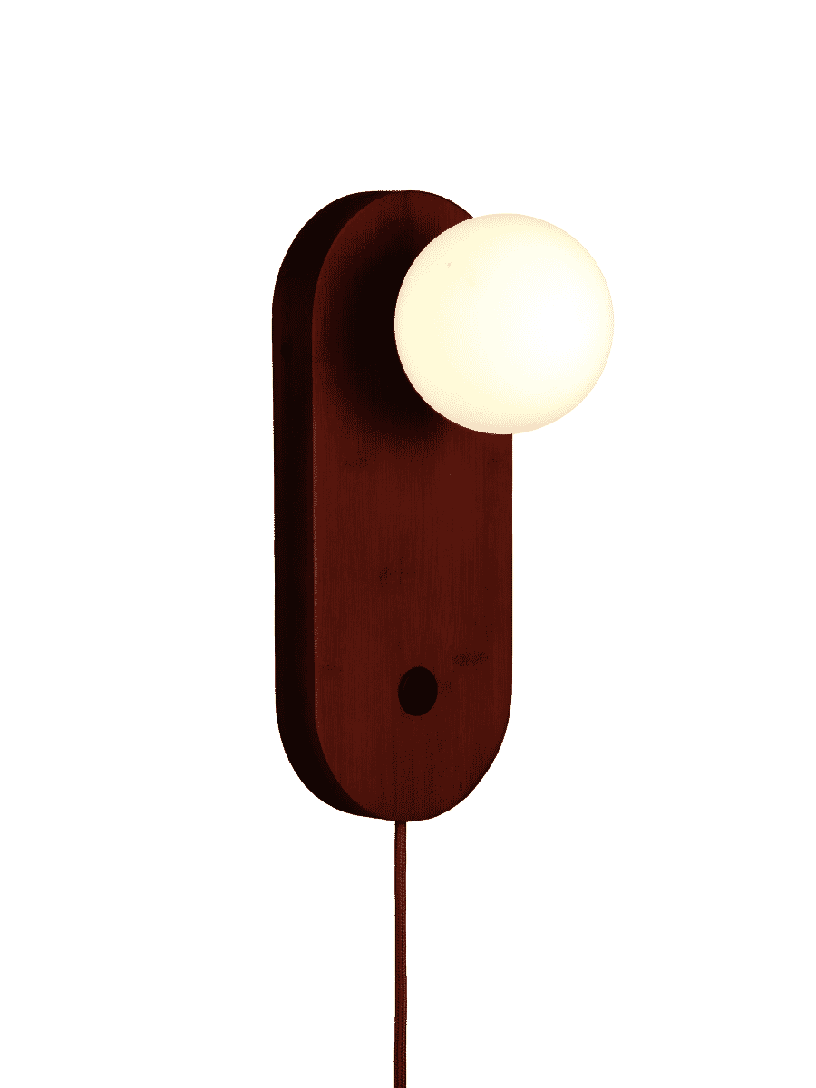 GOOD&MOJO Wandlamp Java Bamboe en glas - Bruin | GOOD&MOJO
