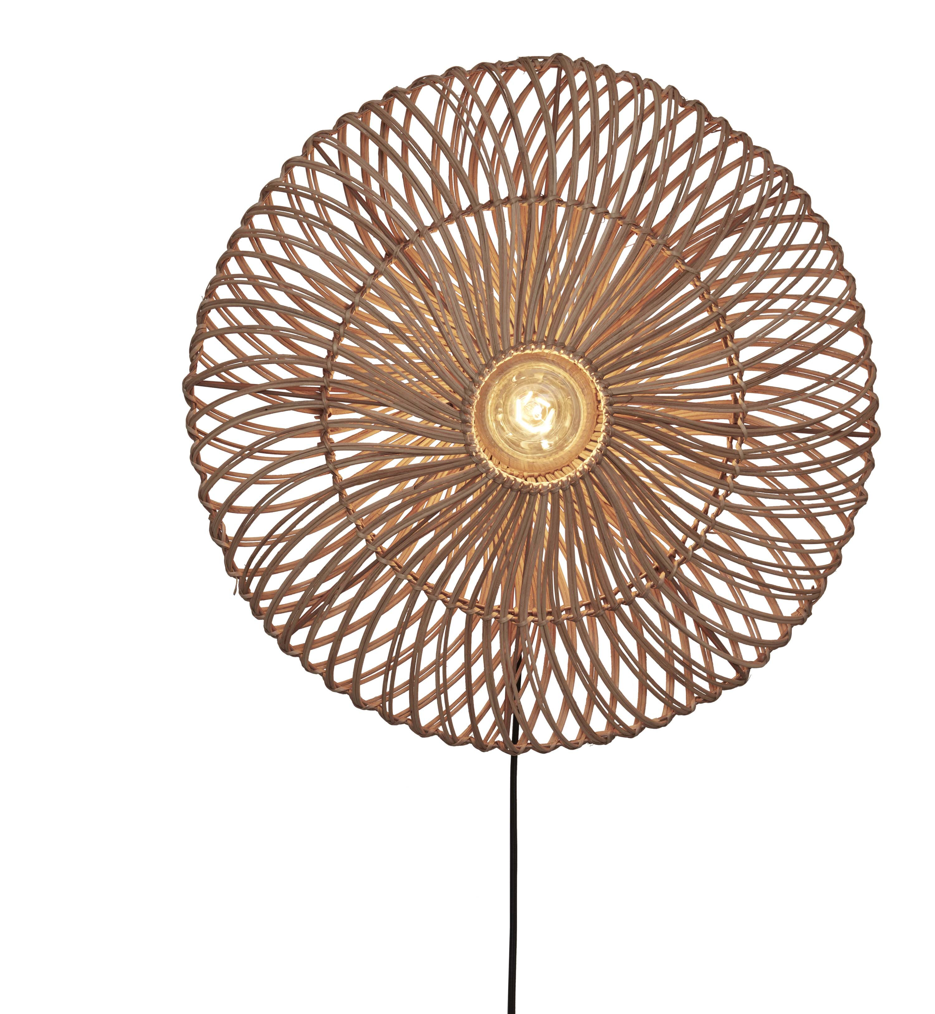 GOOD&MOJO Wandlamp Zanzibar Rotan