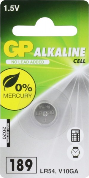 GP knoopcelbatterij Alkaline LR54 | GP