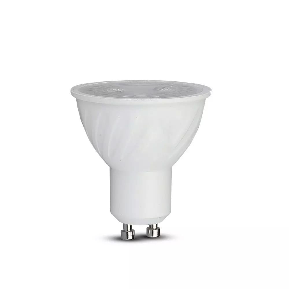 GU10 LED Spot - Dimbaar - 6.5 Watt 450 Lumen - 6400K Daglicht wit - 38° Stralingshoek - Vervangt 5.5 Watt - GU10 fitting - LED Reflector - Universele fitting | V-TAC