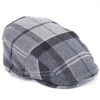 Gallingale tartan flat cap grey/black | Barbour