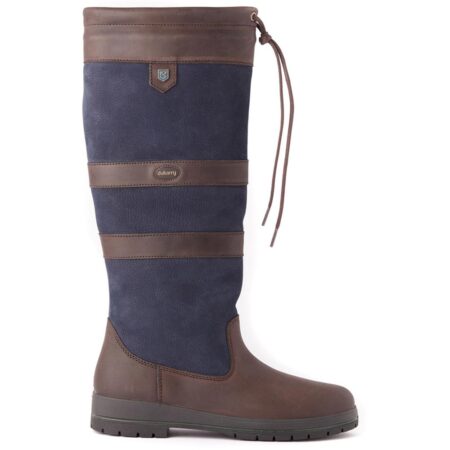 Galway ExtraFit kniehoge laars Navy/Brown | Dubarry