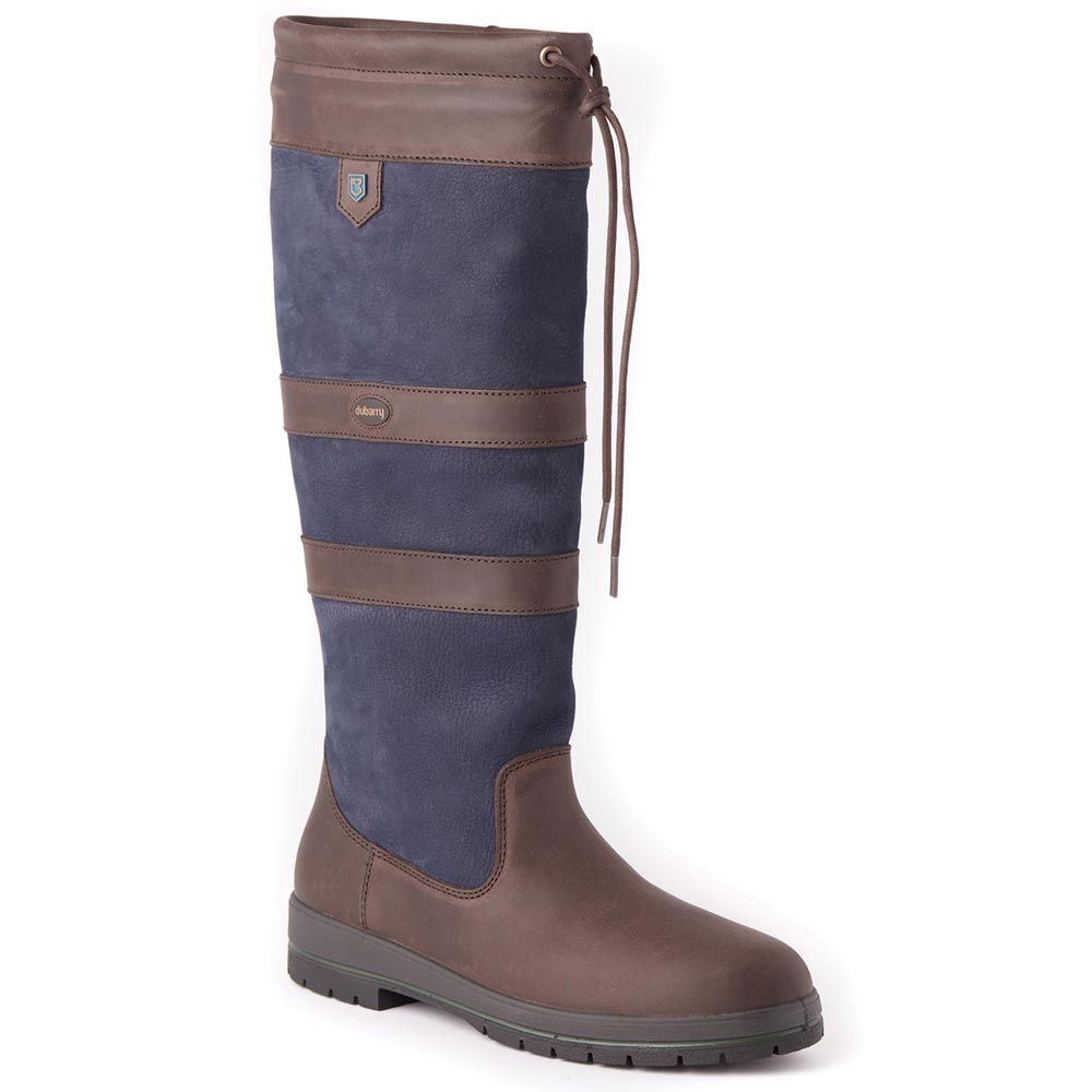 Galway SlimFit kniehoge laars Navy/Brown | Dubarry