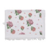 Gastendoekje Wit roze Hortensia | Clayre&Eef