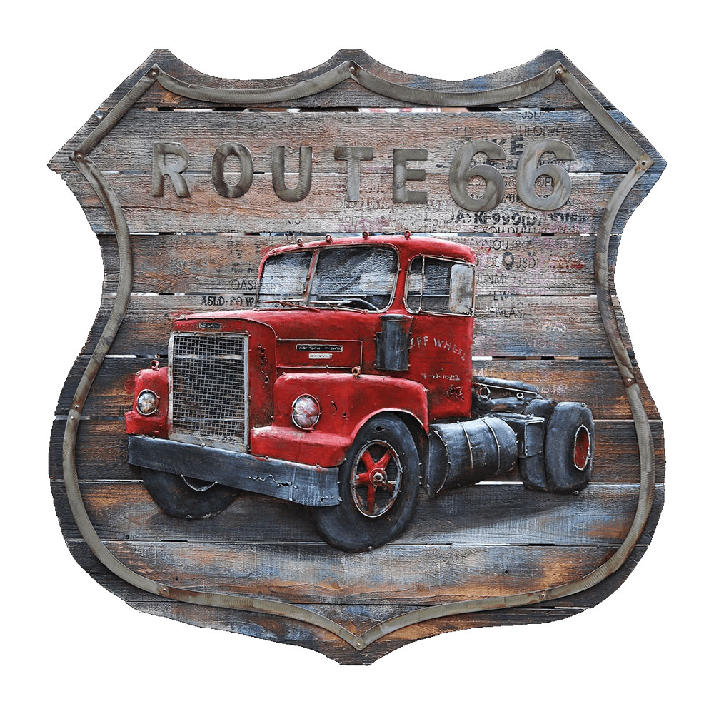 Gave Special 3D Art Route 66 rood 404 |