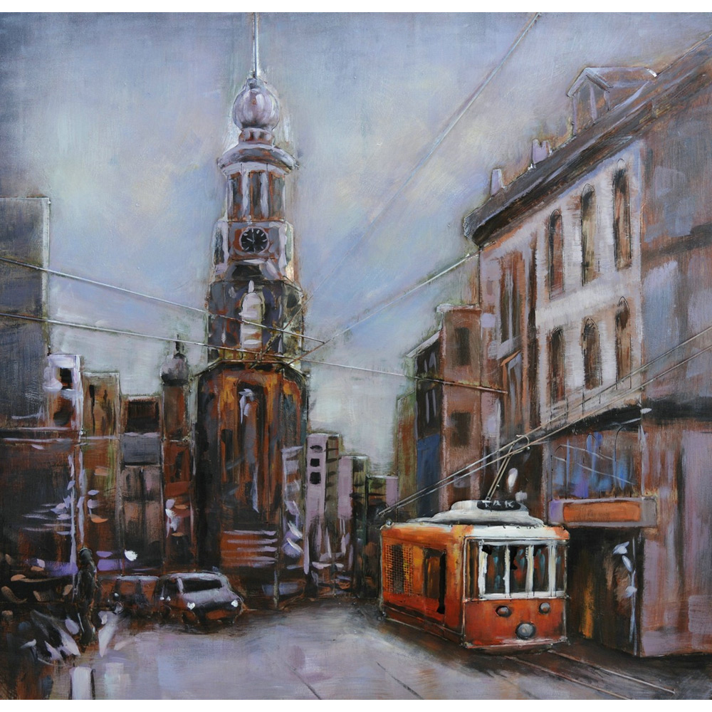 Gave Special 3D art Stad met Kerktoren |