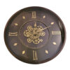 Gear klok black gold Roman 70 cm |