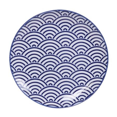Gebaksbord Golven - Tokyo Design Studio Nippon Blue - 16 x 2 cm | Tokyo Design Studio