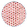 Gebaksbord met Rood Lichtblauw Design - Tokyo Design Studio - Star Wave - 16x2cm | Tokyo Design Studio