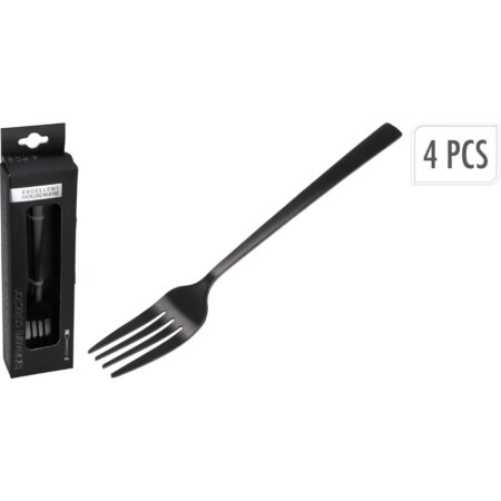 Gebaksvork RVS set a 4 stuks | Excellent Houseware