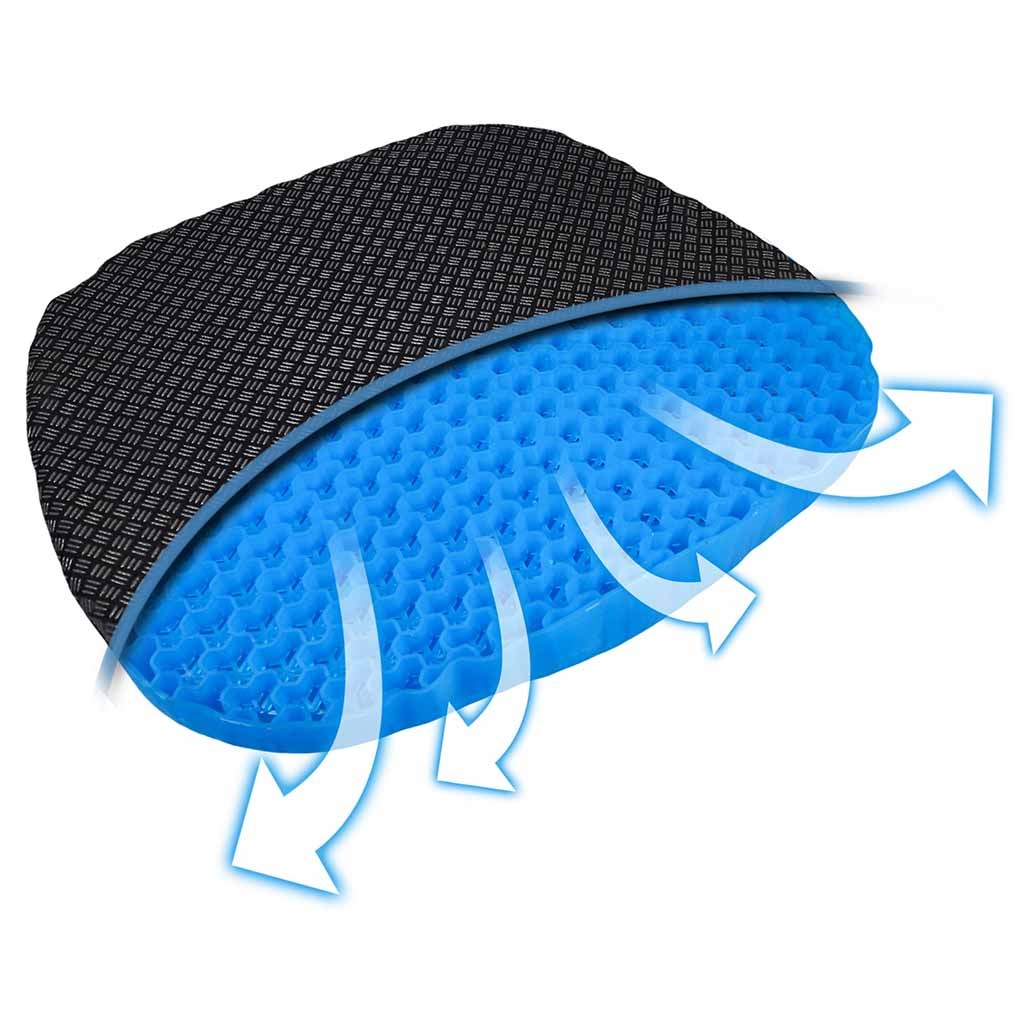 Gel Zitkussen | Afmeting 47 x 42 x 4 cm | Rolstoelkussen | Flexibel gel materiaal | Gelsteunkussen | Autostoelkussen | ThuiszorgwinkelXL