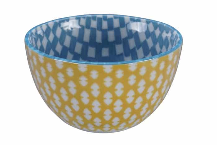 Gele en Blauwe Kom - Tokyo Design Studio - 500ml - 12.7 x 7 cm | Tokyo Design Studio